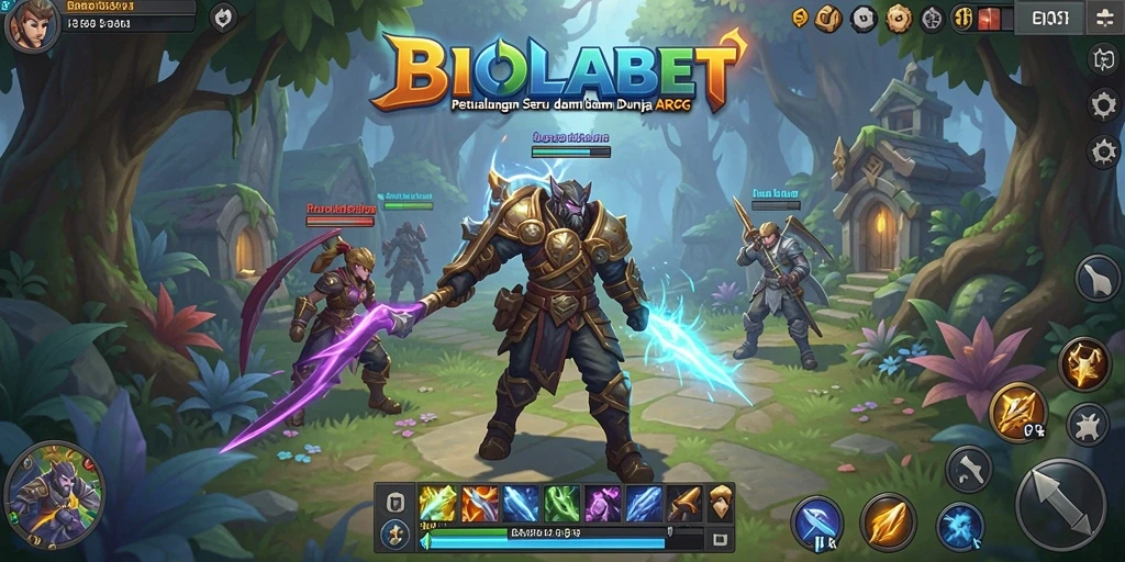 Tampilan gameplay seru dari game ARPG BIOLABET