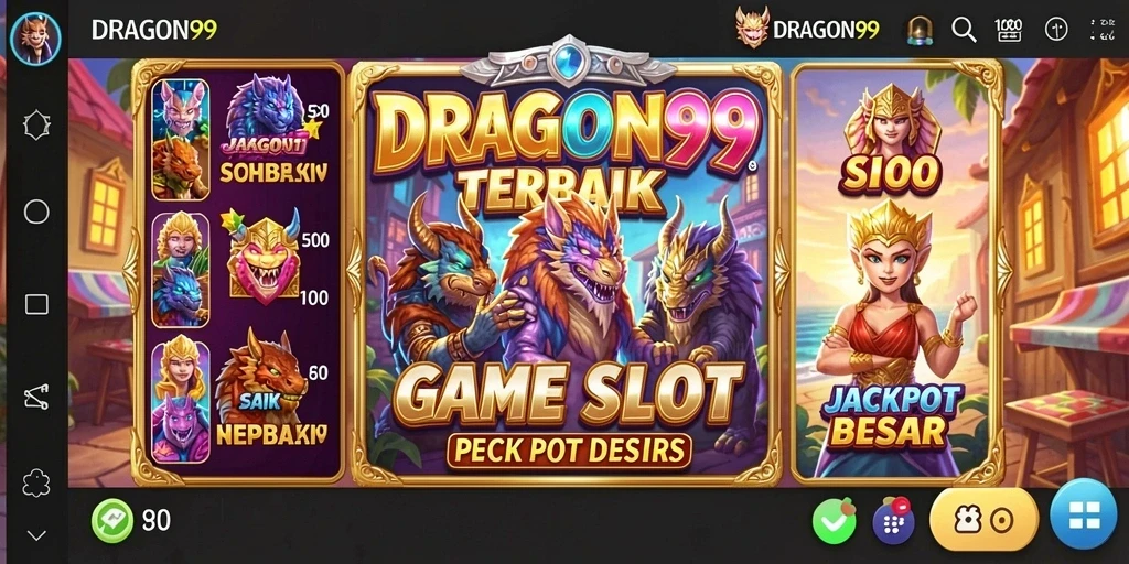 Tampilan gameplay menarik dari DRAGON99 dengan slot yang menghibur.