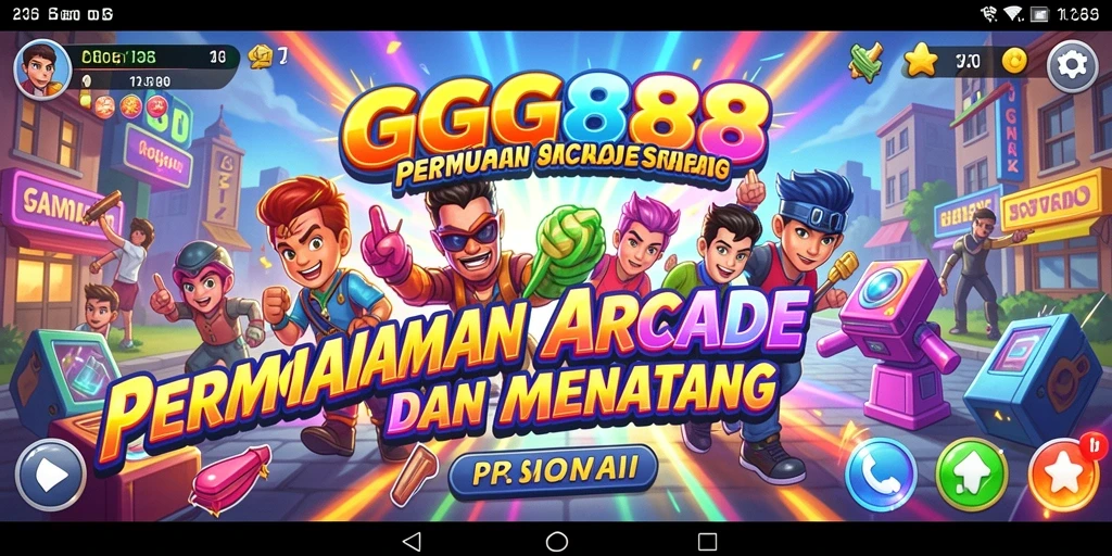 Gameplay seru GGG888 yang penuh tantangan dan keseruan.