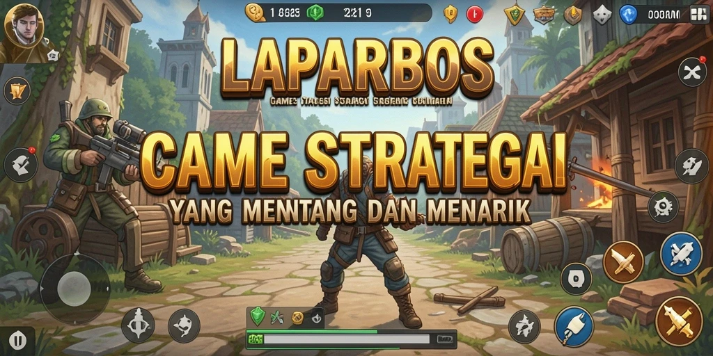 Tampilan gameplay LAPARBOS yang menakjubkan dan mendebarkan.