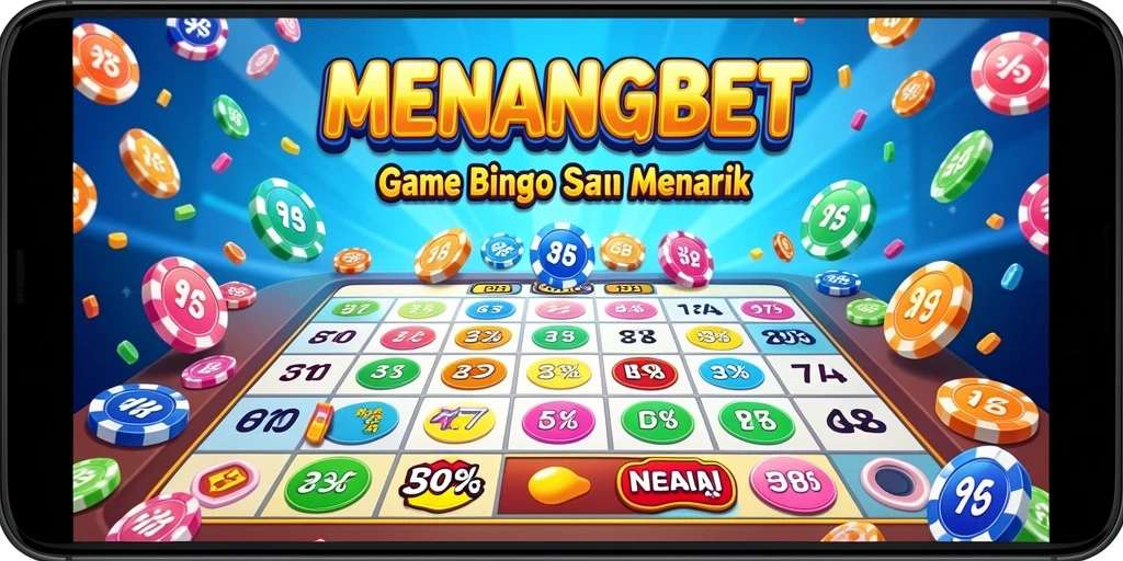 Screenshot MENANGBET menampilkan pengalaman bermain bingo yang seru.