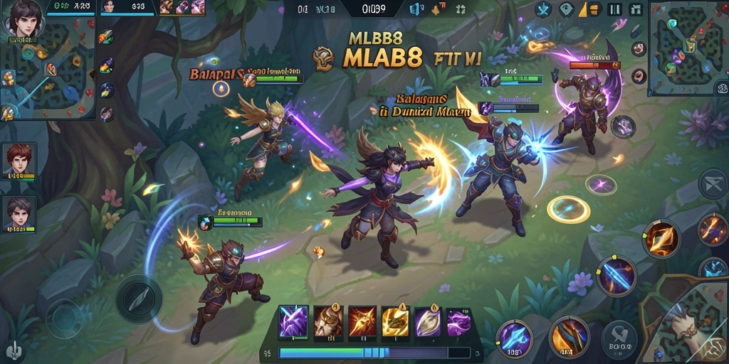 Tampilan gameplay seru di MLBB8 dengan balapan menegangkan.