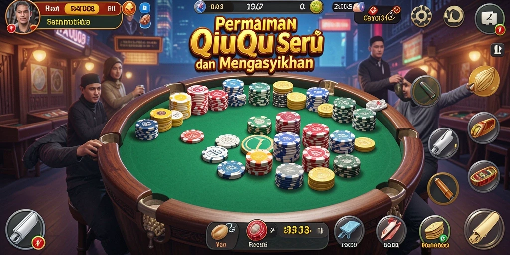 Screenshot gameplay QiuQiu yang menegangkan di RATU303.