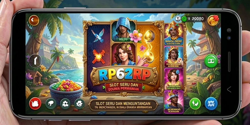 Screenshot utama RP62RP menampilkan gameplay Slot yang seru dan memukau.