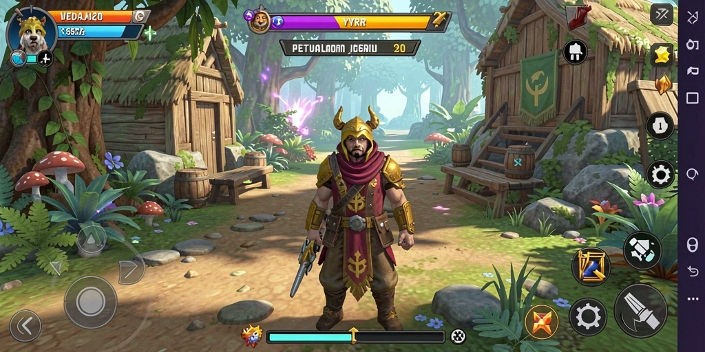 Tampilan gameplay YYRR dengan petualangan seru dan grafis memukau.